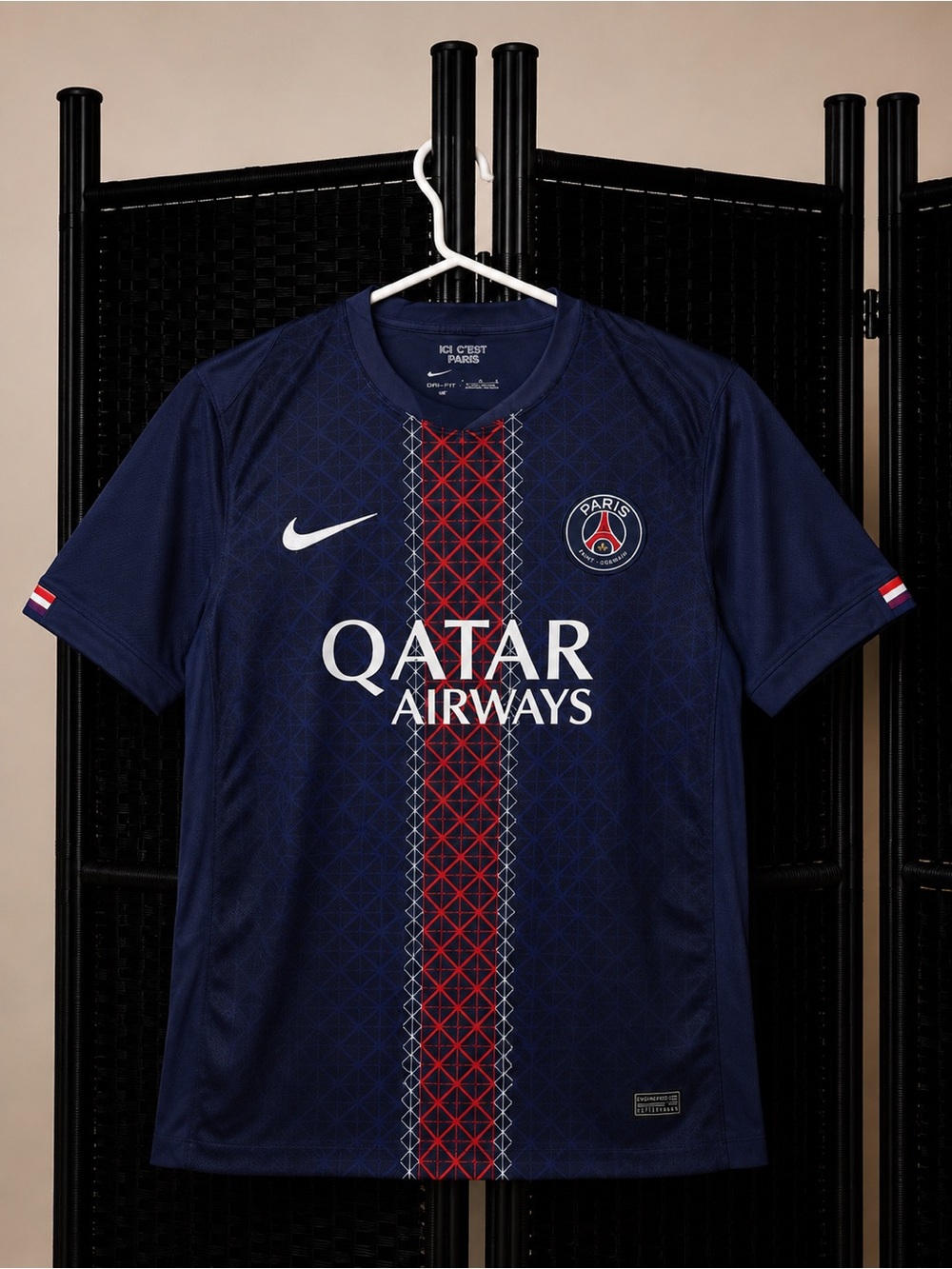 Nike Paris Saint-Germain Navy Red White Men’s Football Jersey